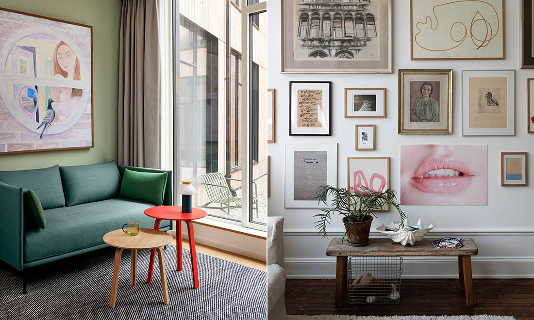 5 tips när du ska inreda med tavlor och konst