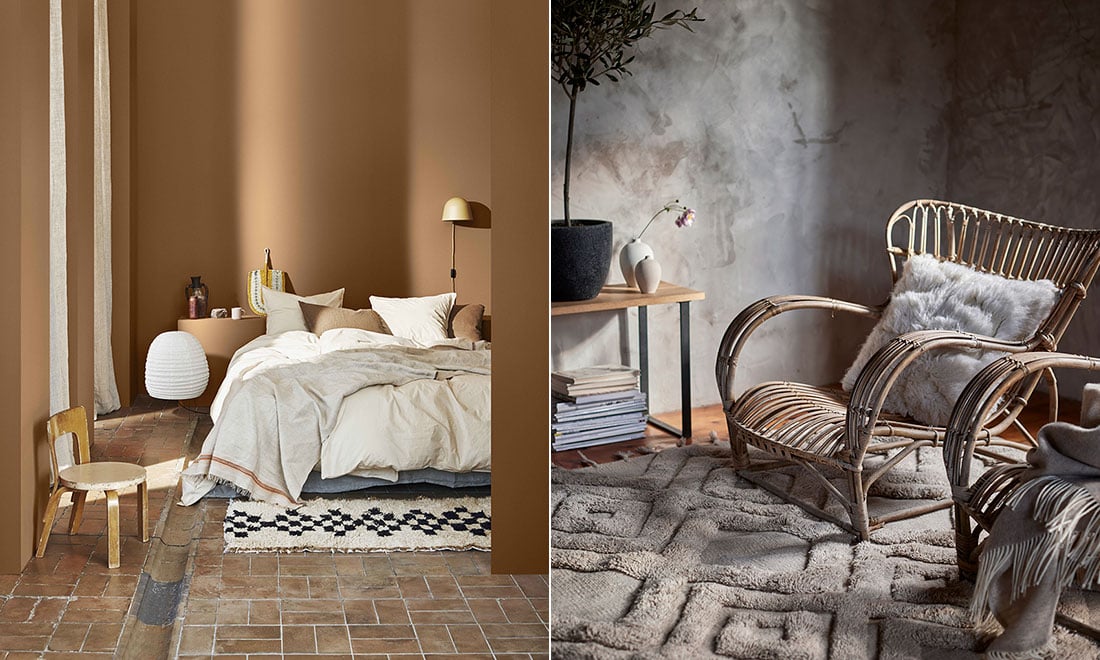 Rustikt och modernt – så skapar du den ombonade stilen