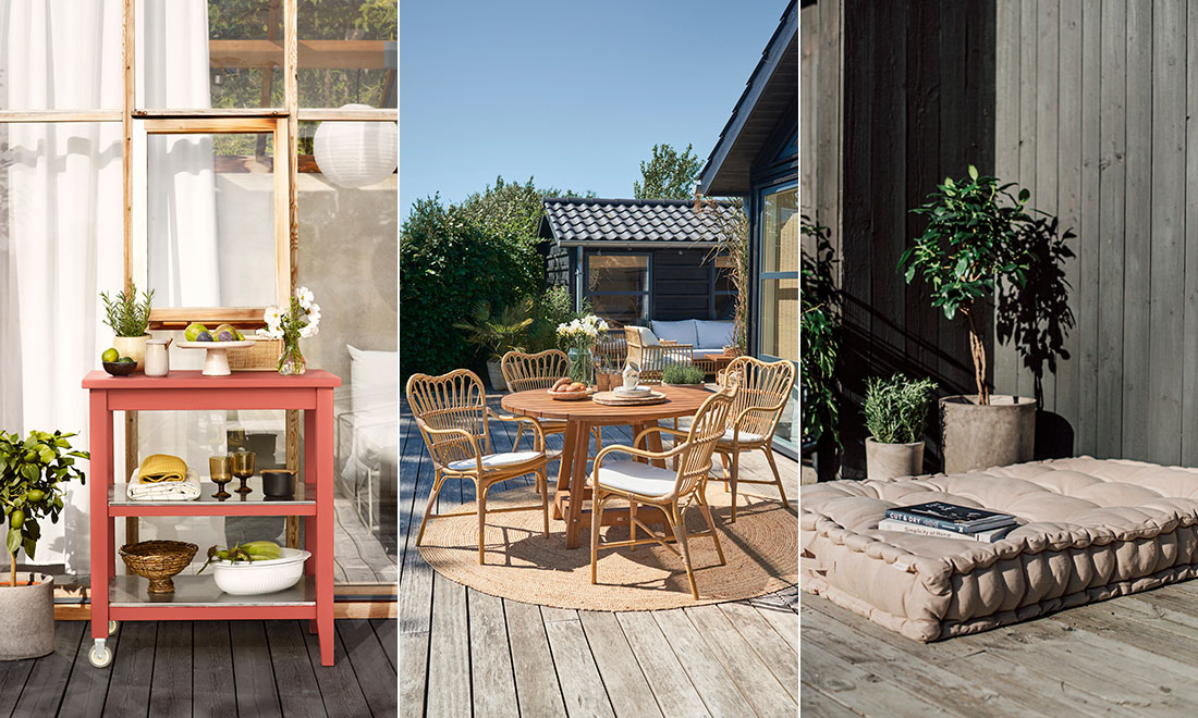 6 fina sätt att styla uteplatsen och balkongen på i vår