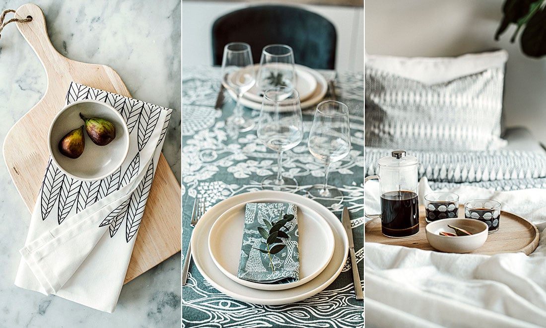 Se Granits nya kollektion med Stig Lindbergs ikoniska mönster