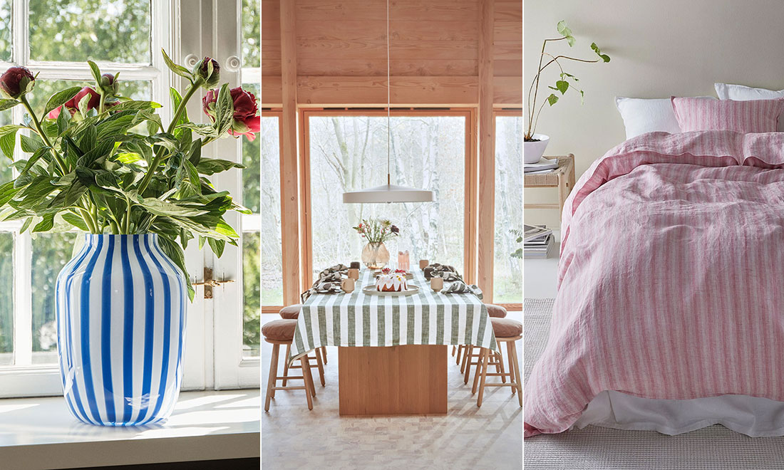 Uppdatera hemmet med trendiga ränder – 11 fina köp