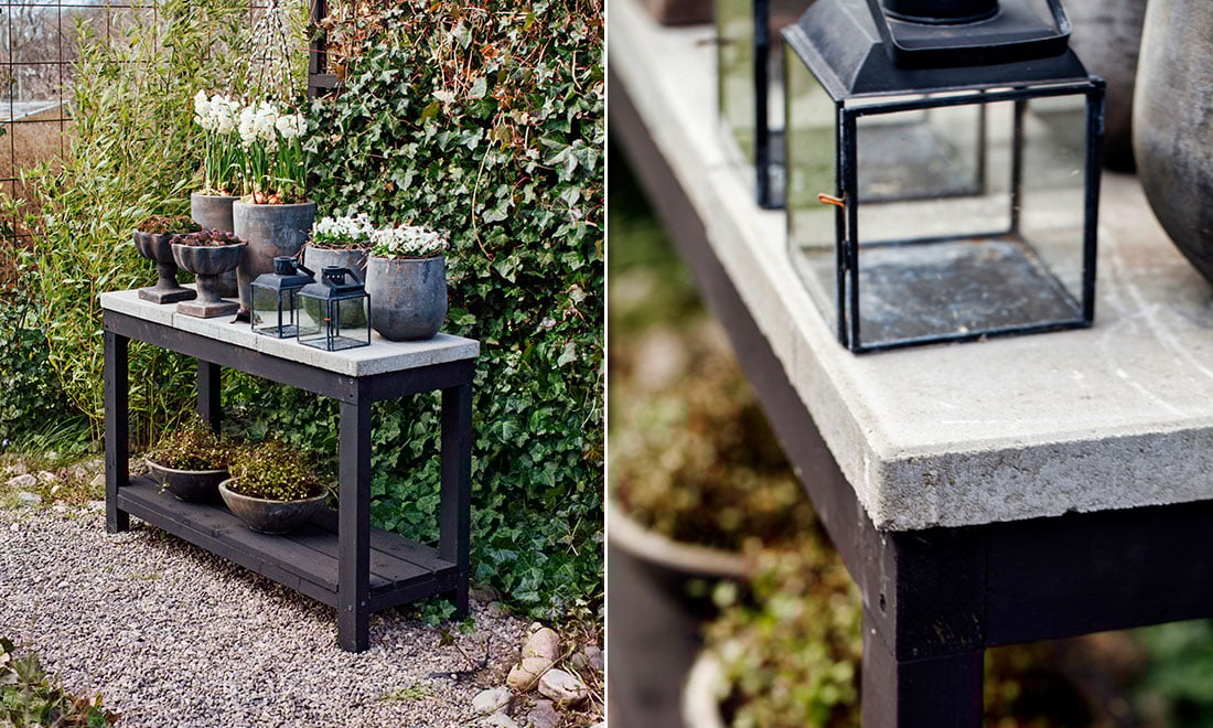 DIY: Gör ett eget trädgårdsbord