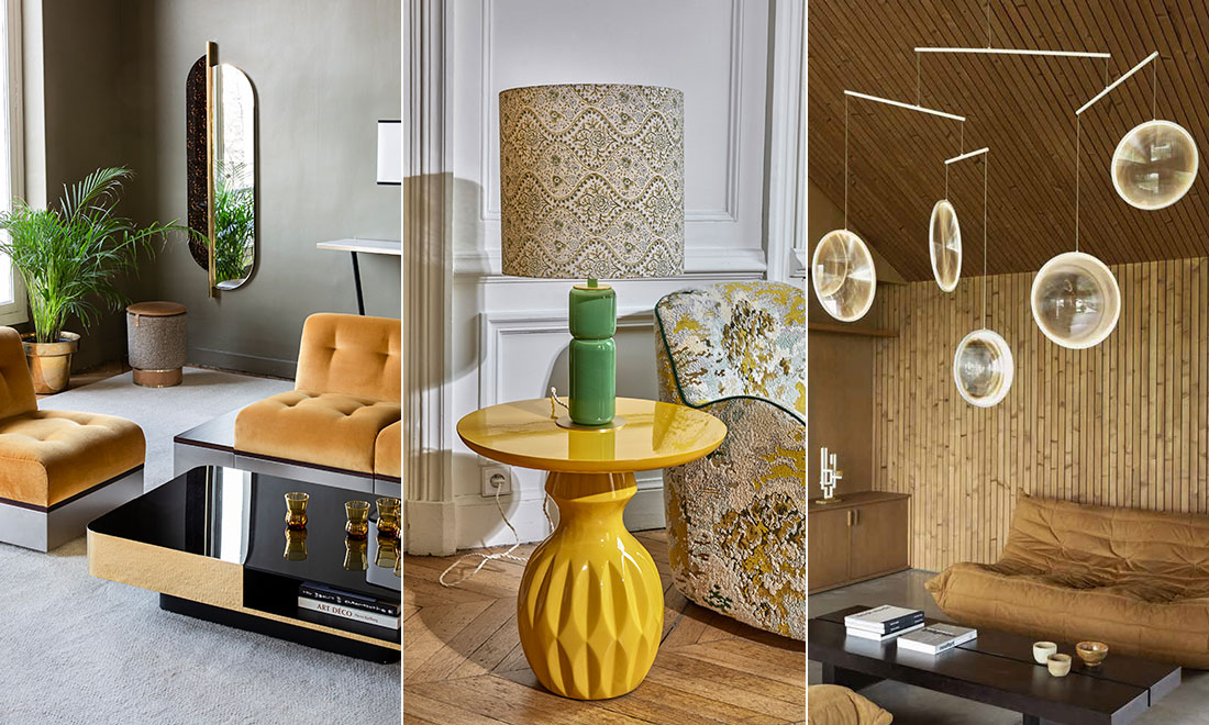 Trendspaning: 70-tal och modiga kulörer på inredningsmässan i Paris