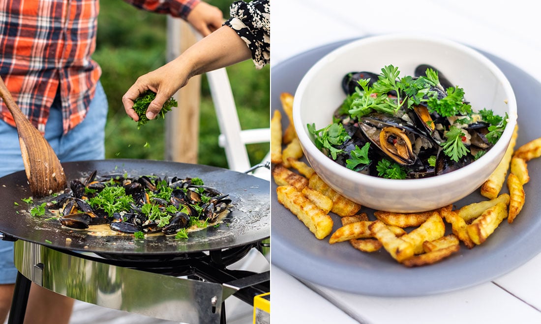 Så lyckas du med matlagning på stekhäll utomhus