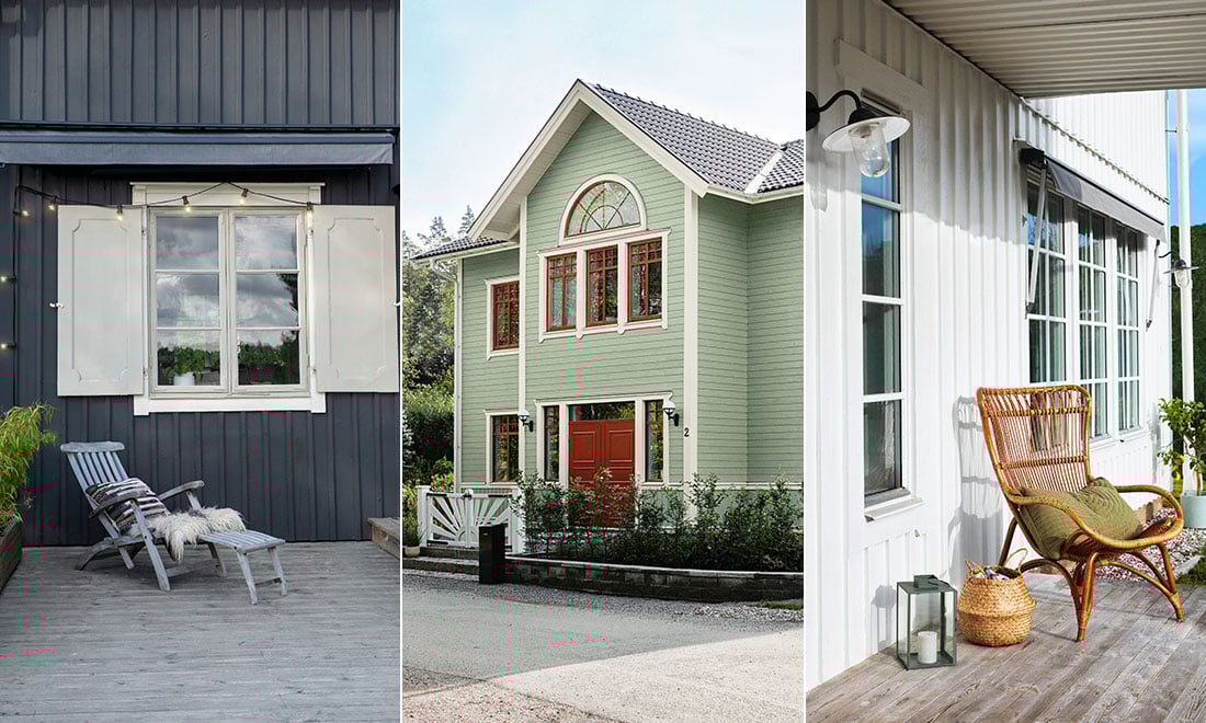 Så väljer du rätt kulör till husfasaden