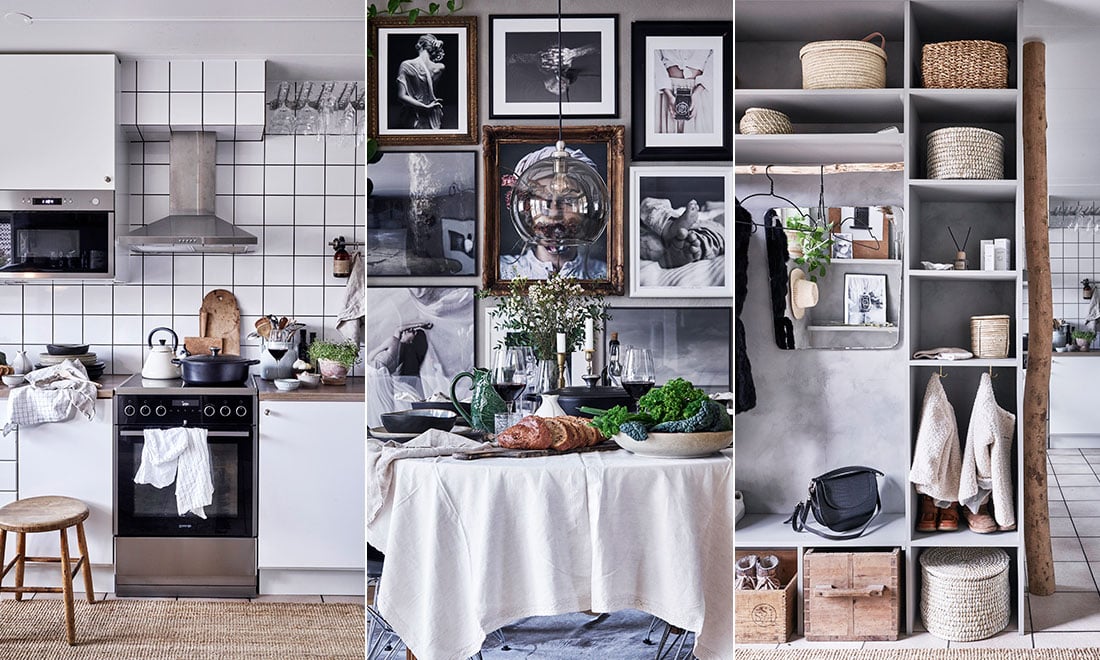 Rustikt och romantiskt i radhuset – kika in