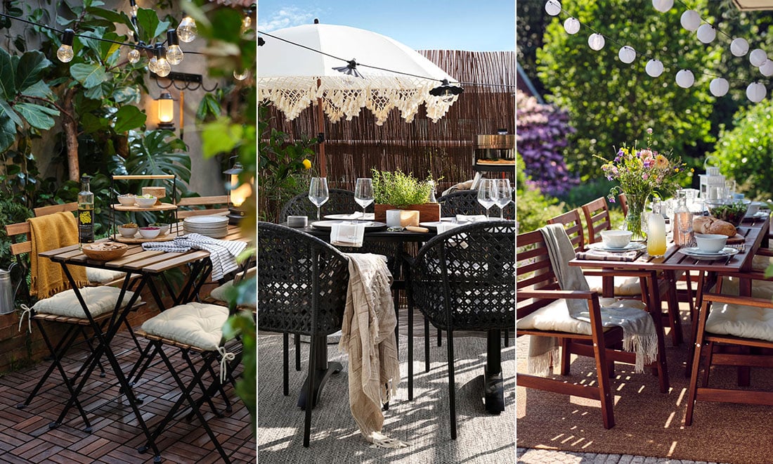 Så inreder du matplatsen utomhus – 8 tips