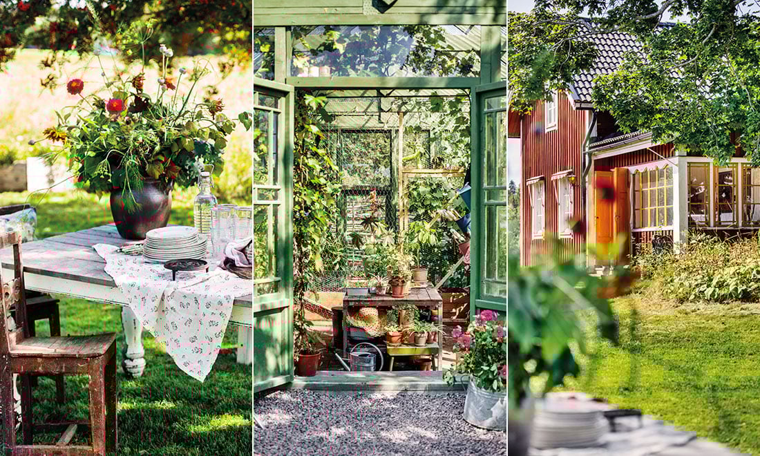 Prunkande trädgårdsdröm i Dalarna – kika in