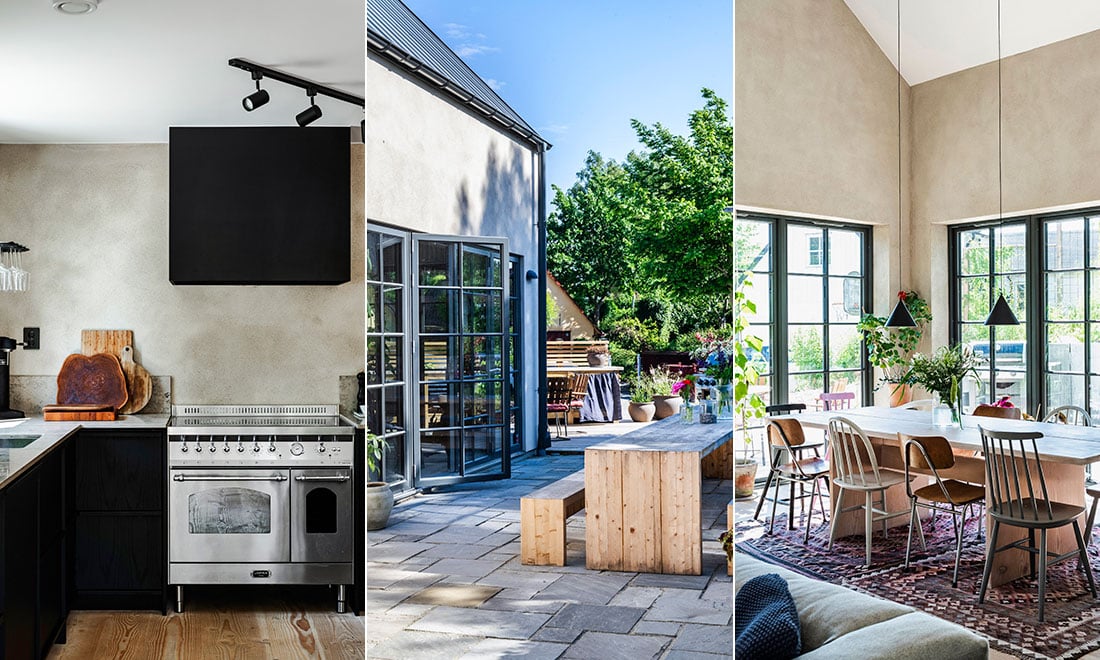 Drömkök och naturnära material – kika in i den arkitektritade villan