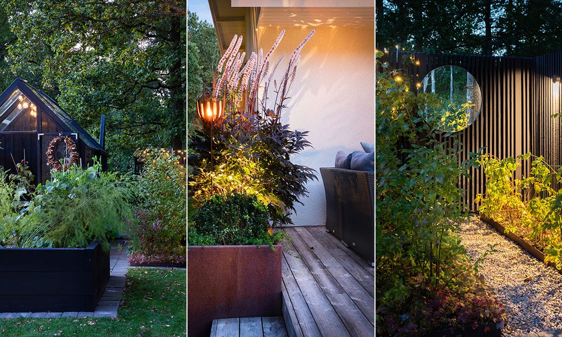 Stor guide: Så lyckas du med trädgårdsbelysningen