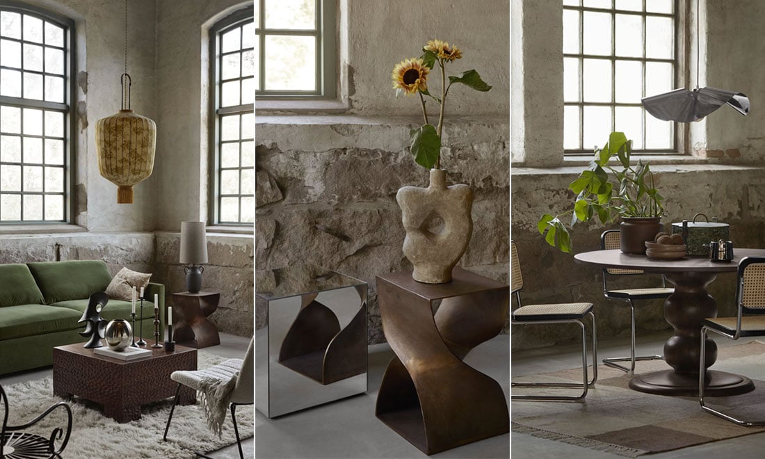 Rustikt och elegant – se den nya kollektionen från Ellos Home