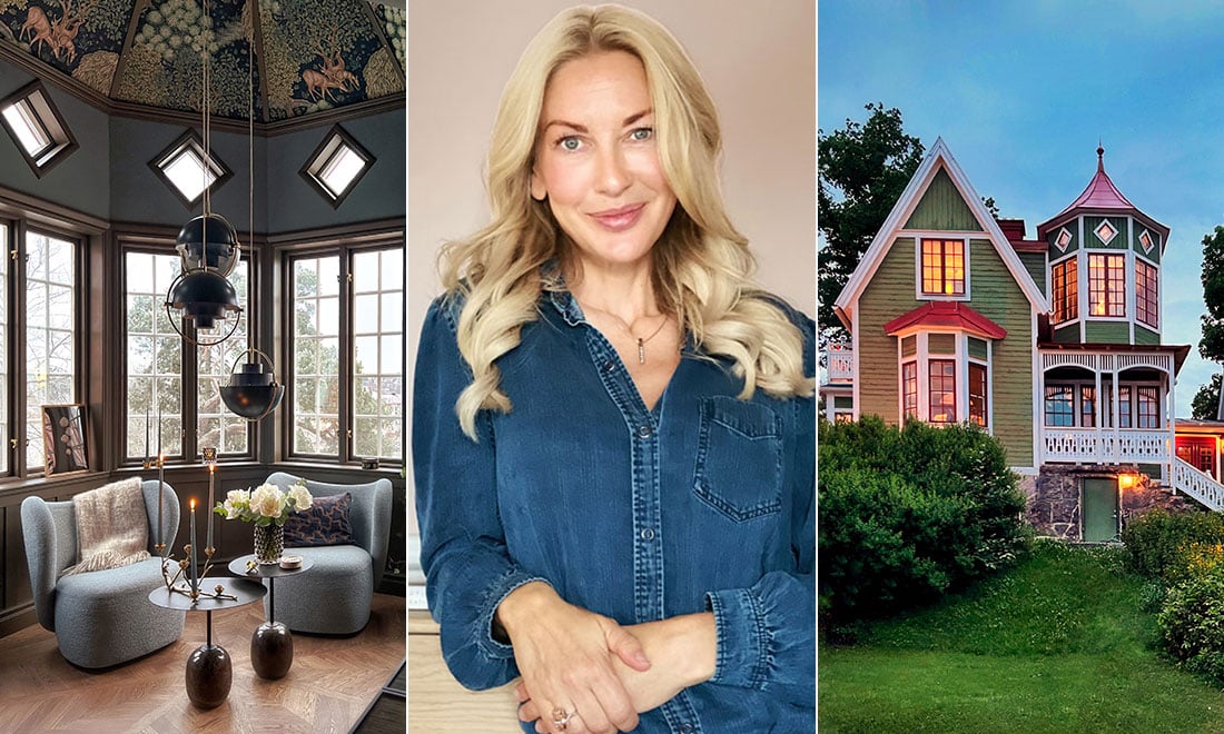 Hannas inredningsprojekt: ”Så uppfyllde vi drömmen om ett eget torn”