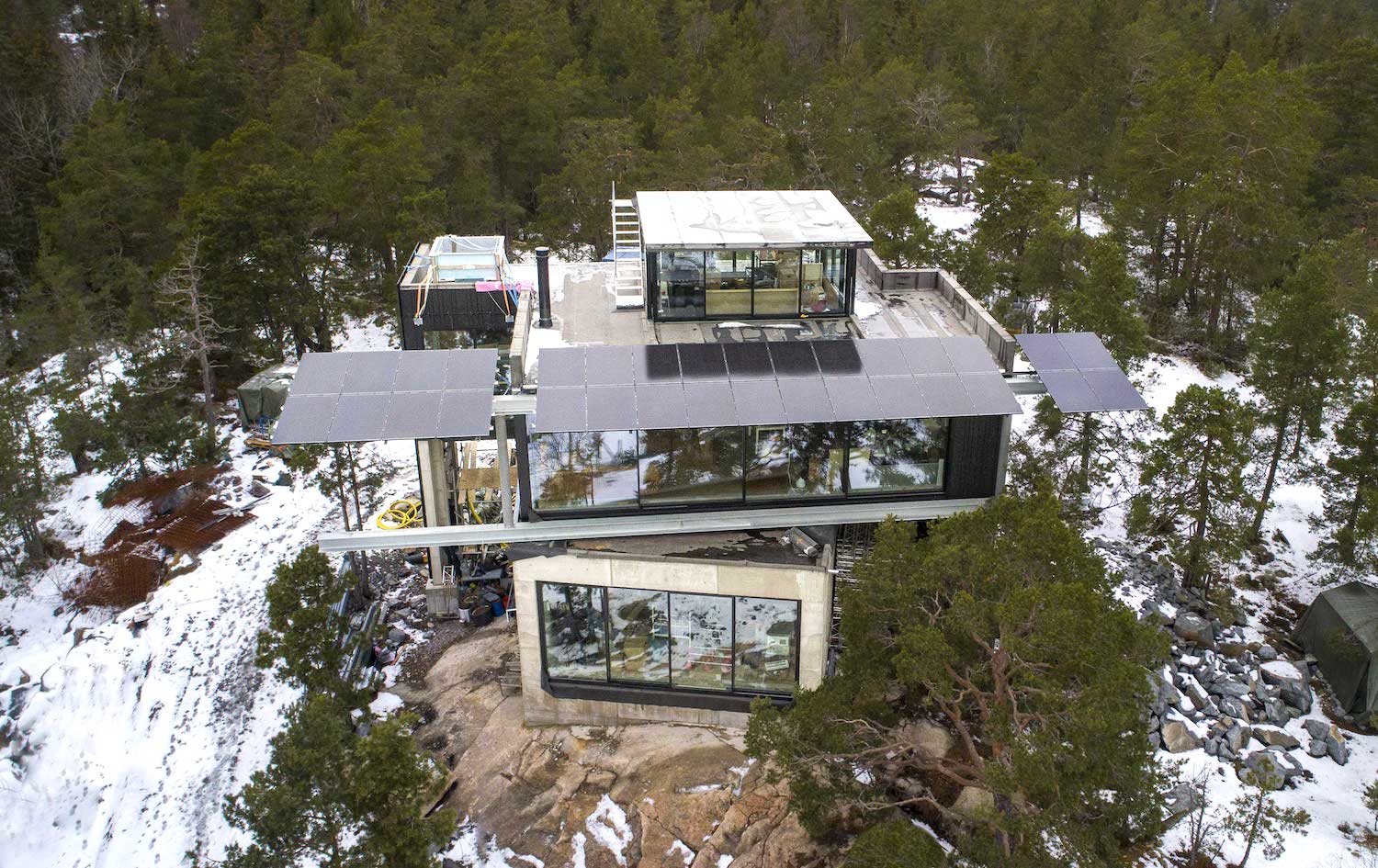 Grand Designs-huset fick bergvärme från CTC