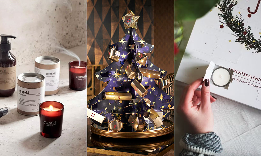 5 adventskalendrar med doftljus