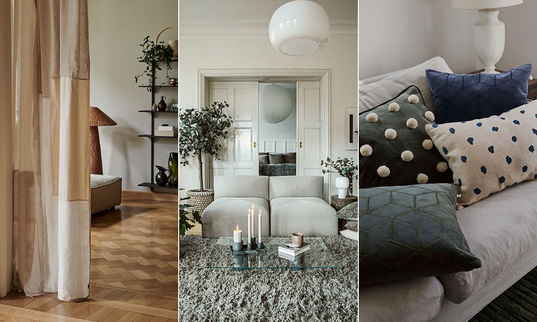 7 fina sätt att uppdatera hemmet med textilier