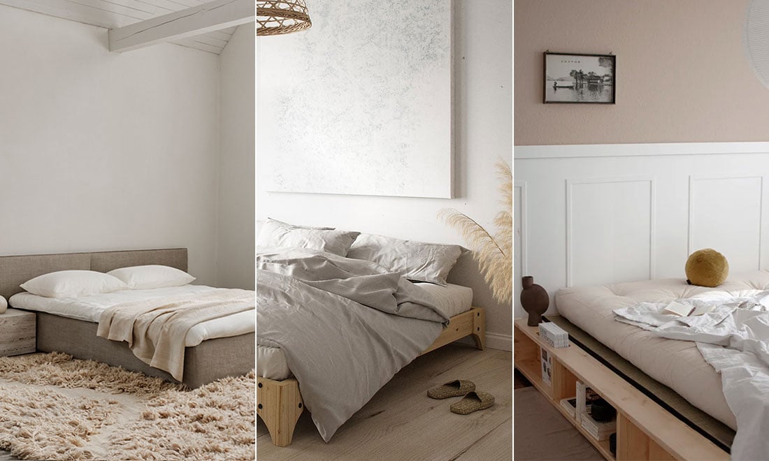 Nu inreder vi med låg säng – 5 fina alternativ