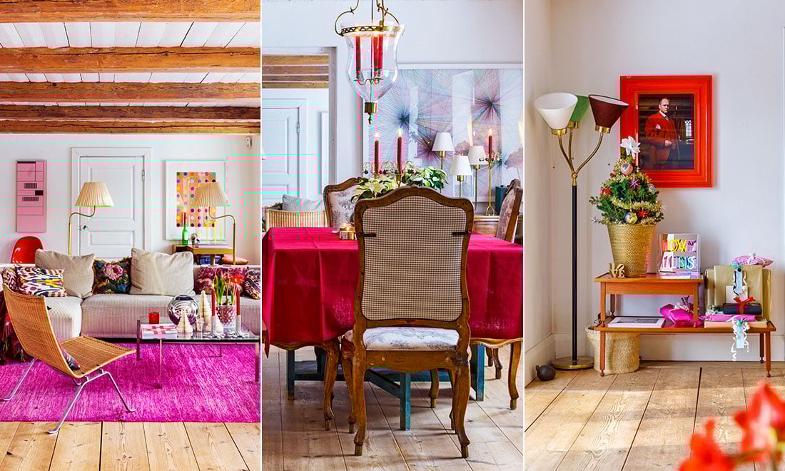 Färgstarkt och lekfullt – kika in i den inspirerande gården