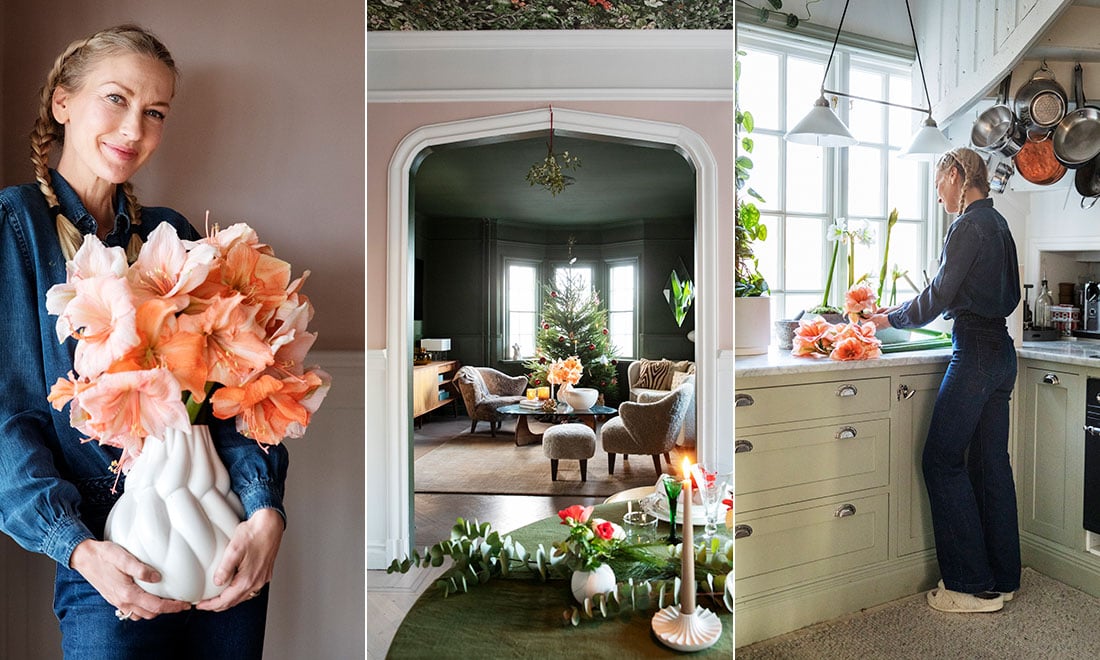 Kika in i vår bloggare Hanna Östbergs magiska julhem