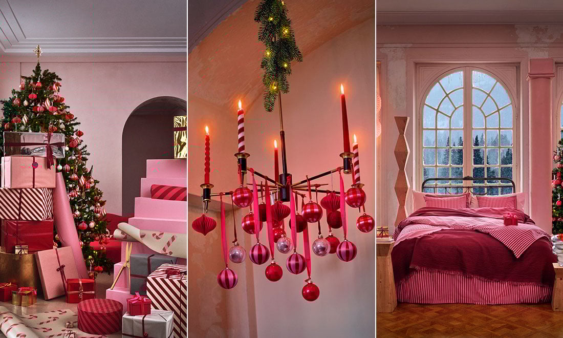 Glammigt, mönstrat och färgrikt – se H&M Homes nya julkollektion