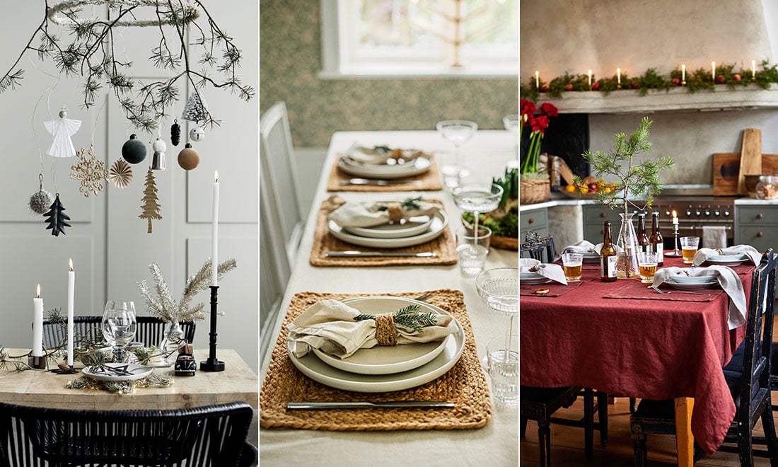 14 fina dukningstips för julens fester och middagar
