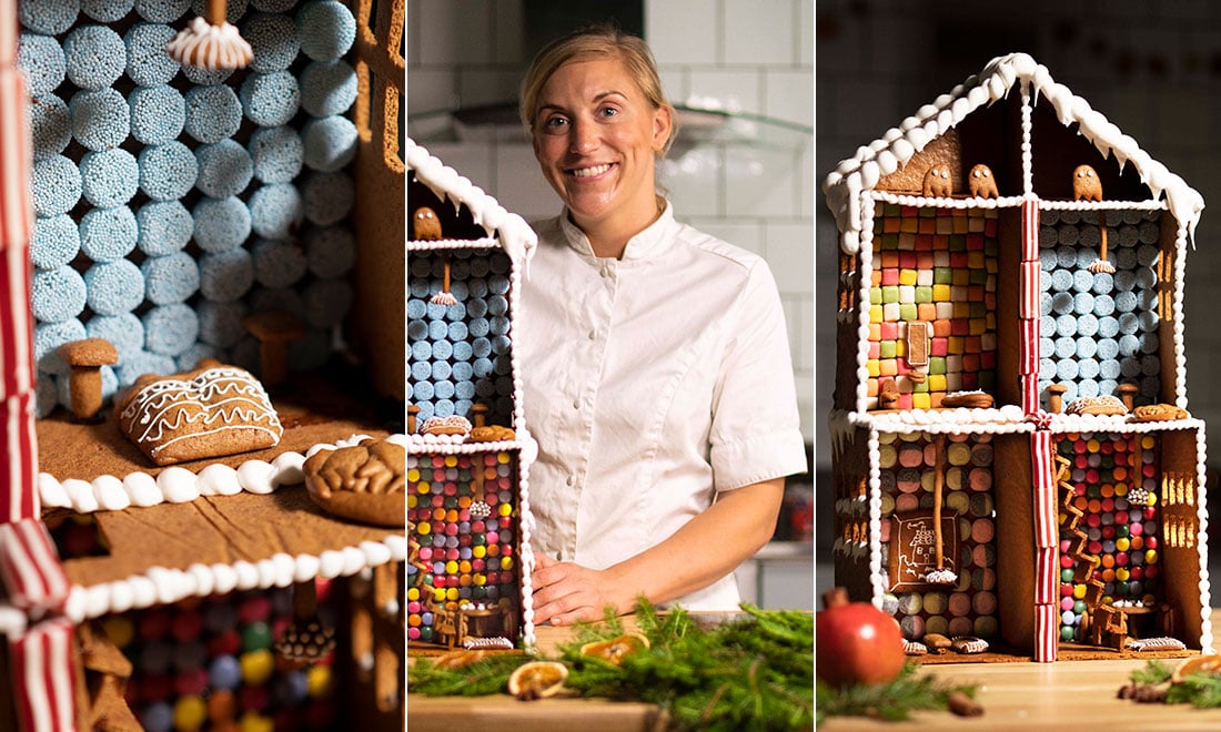 Skapa julens finaste pepparkakshus – konditorn Tea Malmegårds expertknep