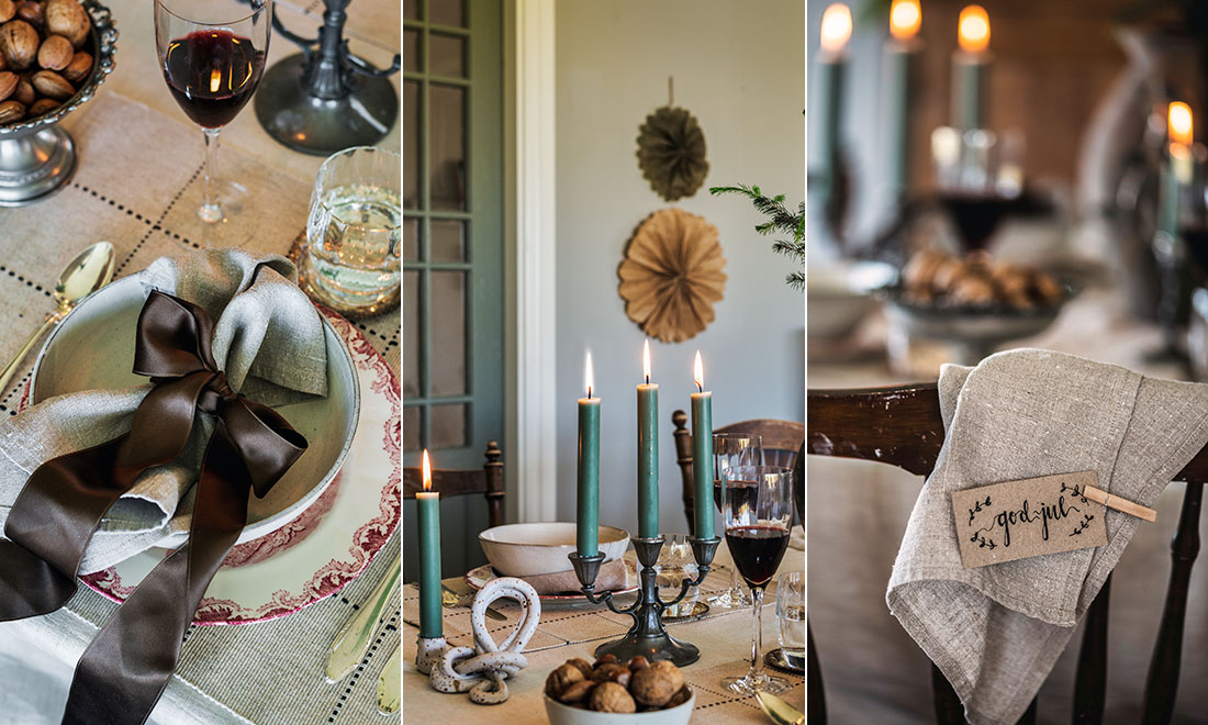 Så skapar du en ombonad och rustik juldukning –  stylistens tips