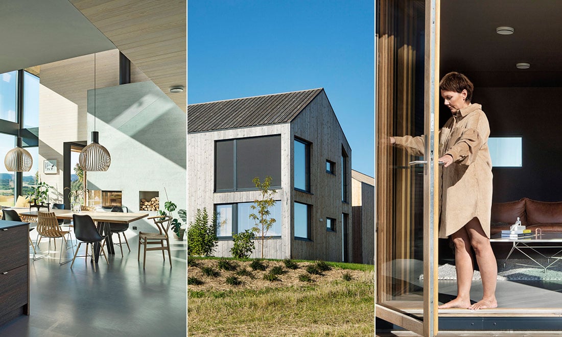 Byggde nytt på landet: ”Det gamla huset höll mer eller mindre på att rasa över oss”