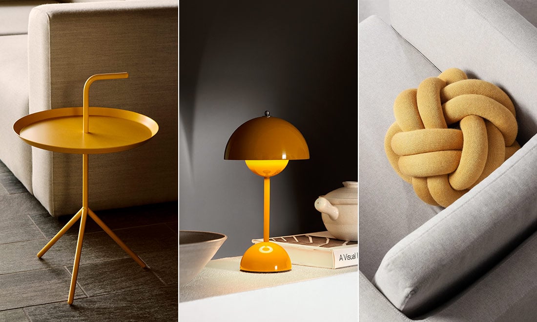 Inredningsredaktören: Så inreder du med trendfärgen gul