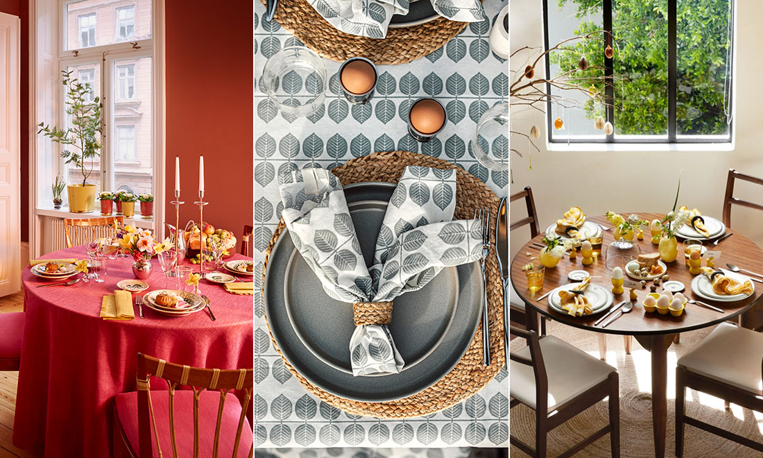 8 vackra och kreativa påskdukningar att inspireras av