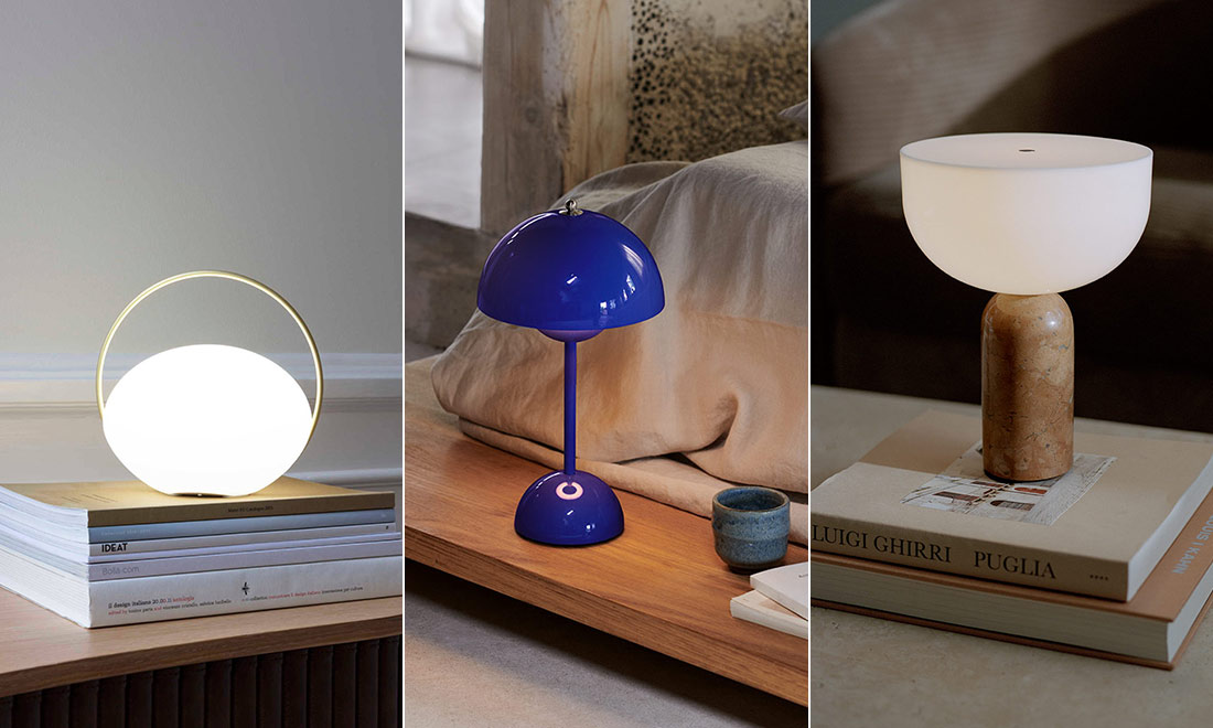 7 portabla bordslampor att inreda med i vår