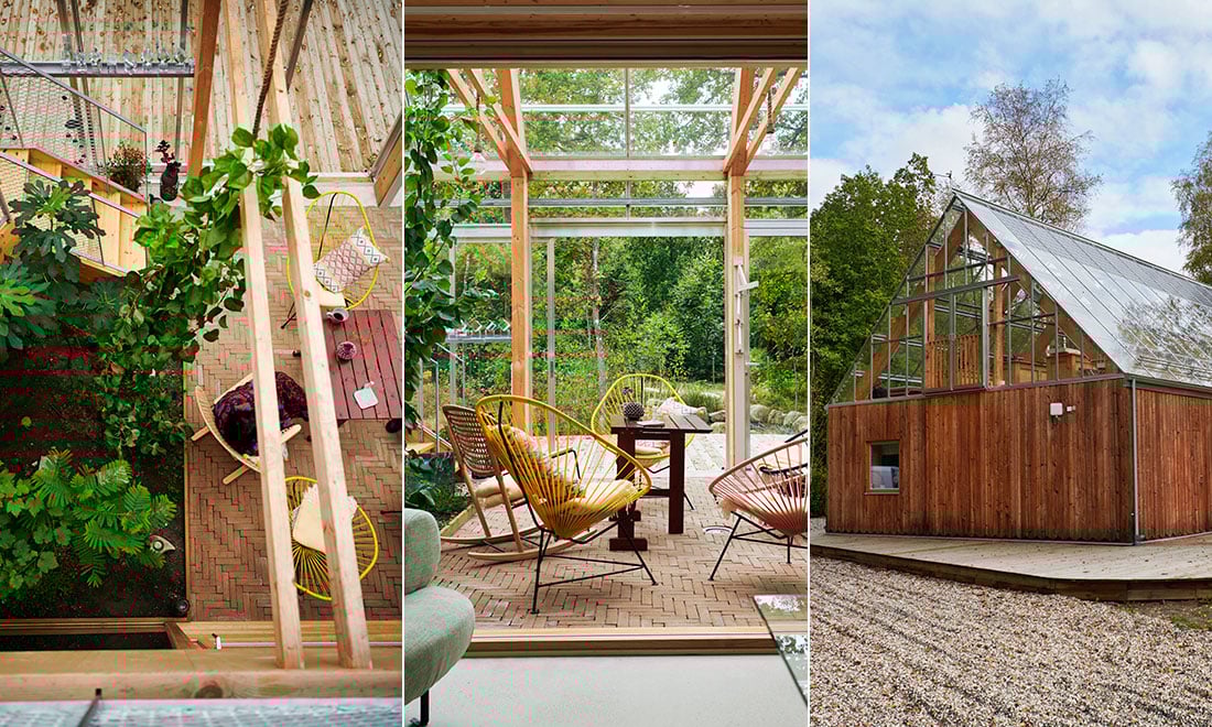 Bor i ett växthus: ”Jag vill inspirera andra att uppleva naturens läkande effekt”