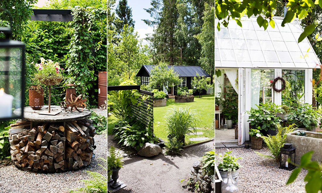 Lummig och lättskött trädgård – kika in och ta del av familjens bästa tips