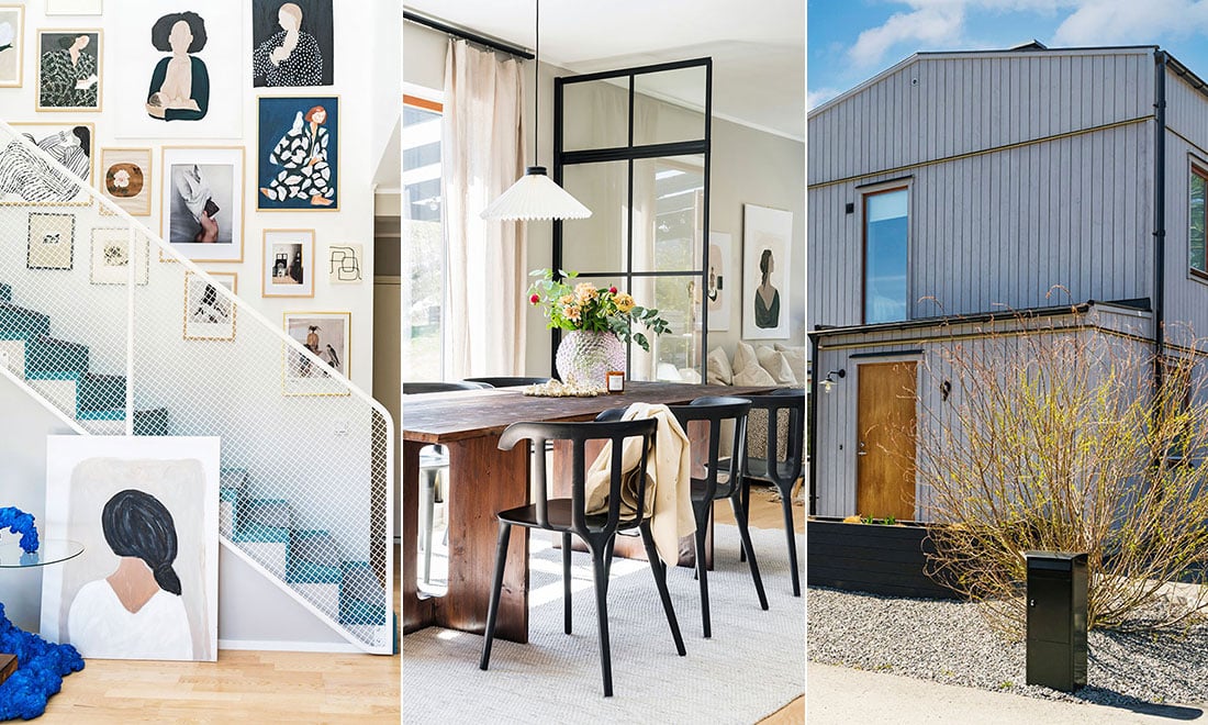 Inspireras av den nybyggda trävillan på landet: ”Vi har gått helt på känsla”