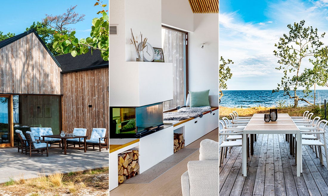 Byggde fritidshus vid havet: ”Som en tavla som förändras med ljuset, vinden och vågorna”