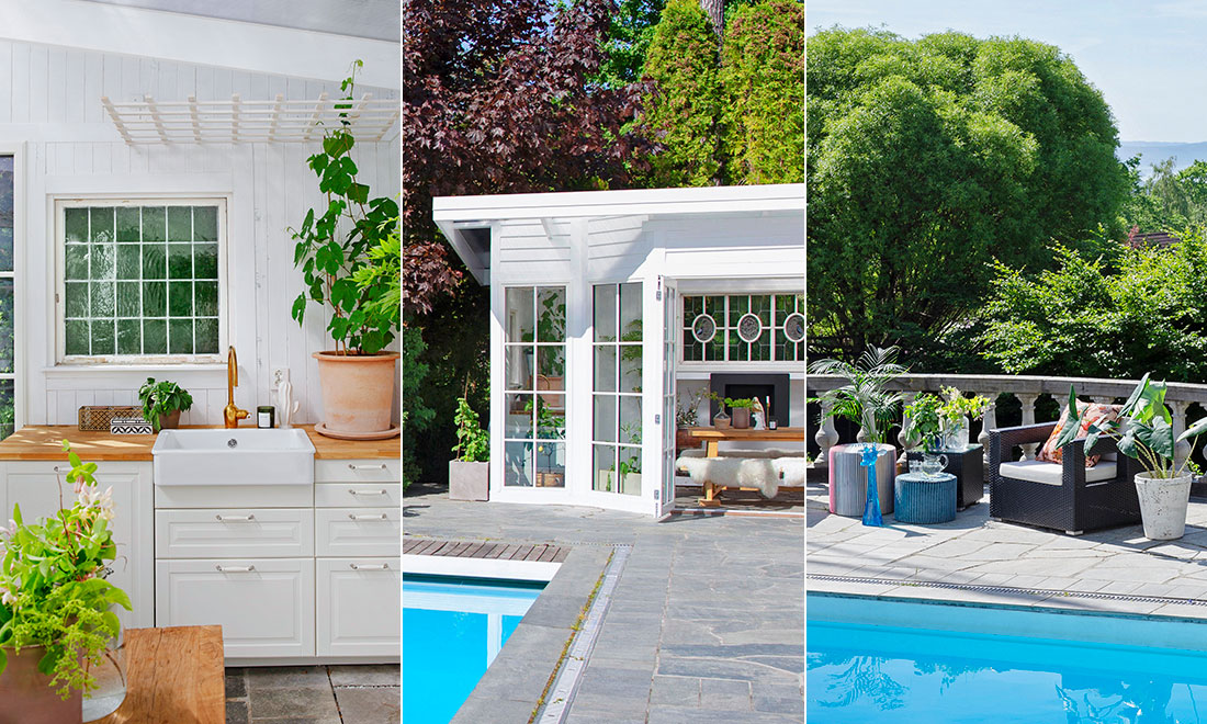 Byggde lusthus med kök och matplats: ”kan både jobba och slappa där”