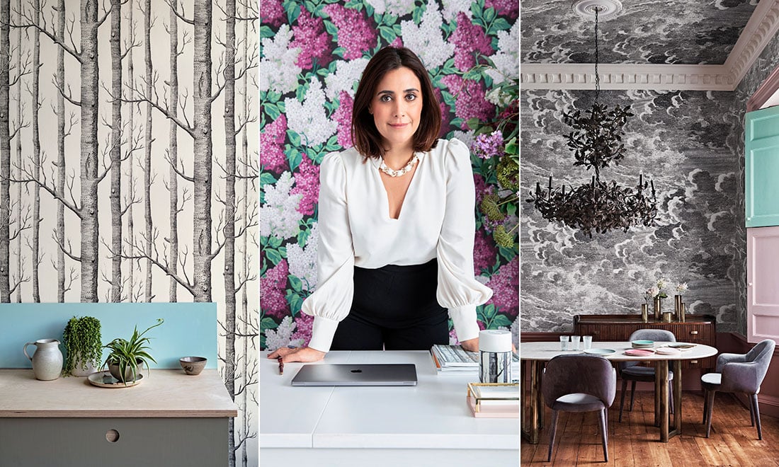 Svenska Marie Karlsson är kreativ chef för Cole & Son: ”Tapeterna sitter på väggarna i Buckingham Palace”