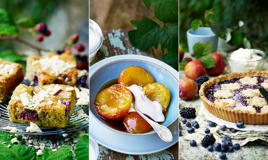 Baka med björnbär, blåbär och plommon – 4 recept du inte får missa