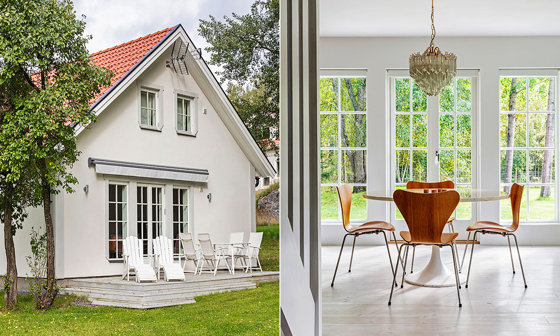 Sonen fick ett eget hus på tomten – kika in i det ombyggda garaget