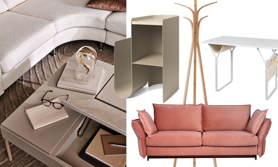Inred med kvadratsmarta och multifunktionella möbler – 12 fina köptips