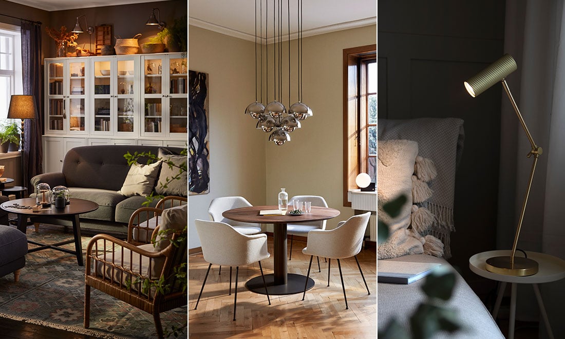 Stylisten tipsar – 5 knep för att lyckas med belysningen hemma