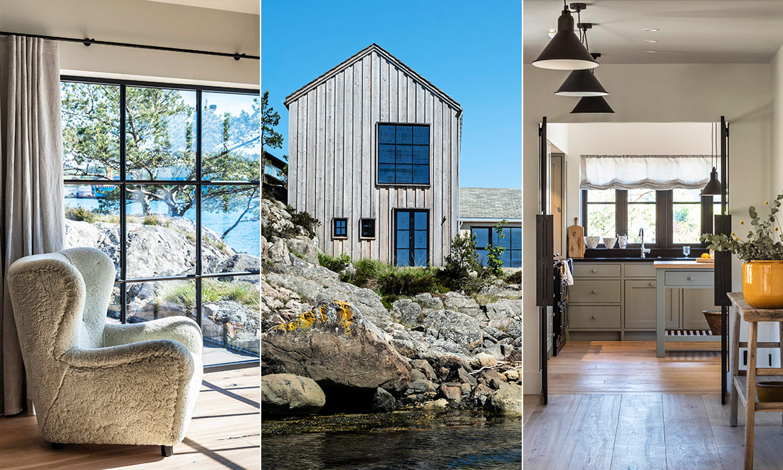 Havsnära skärgårdshus på 340 kvadrat: ”Här ute badar vi året runt!”