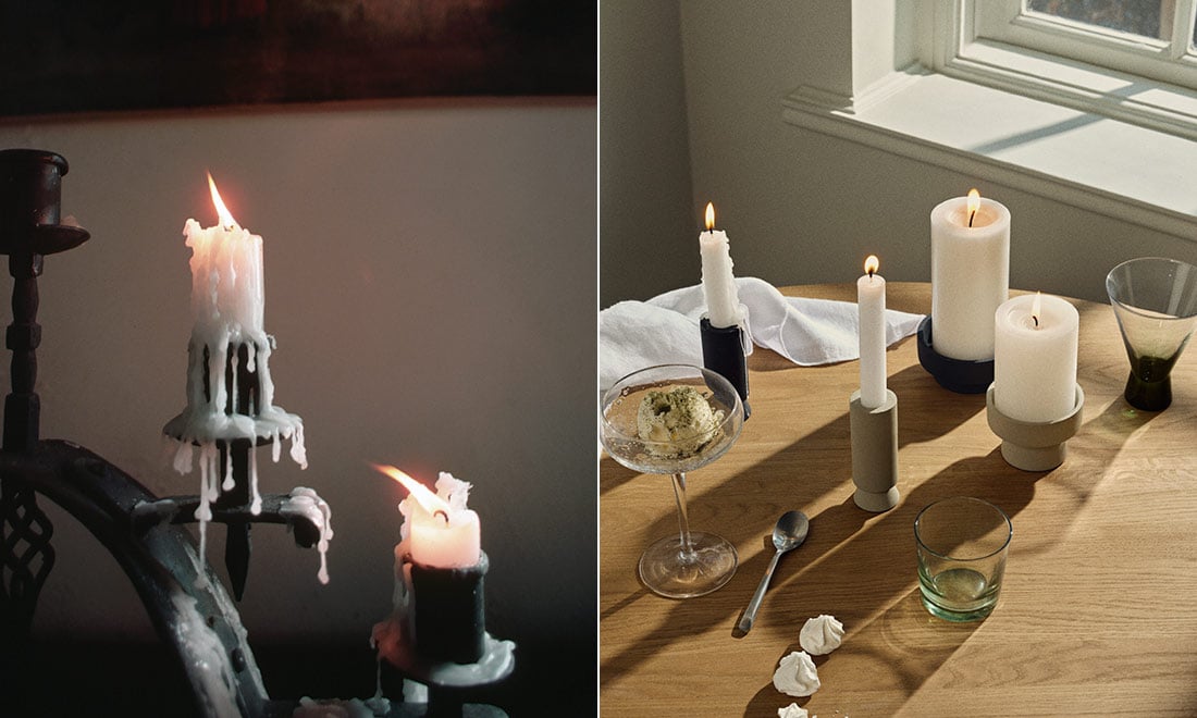 Säsongen för tända ljus är här – så får du bort stearinfläckar från ljusstaken, bordet eller duken