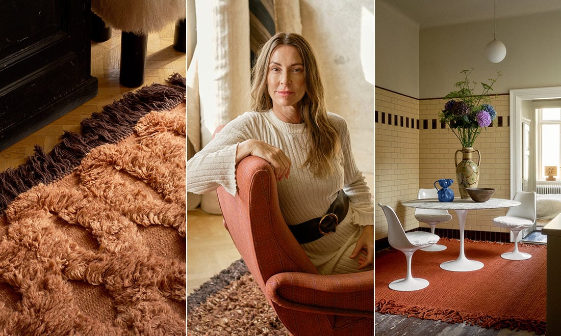 Marie Olsson Nylander i nytt samarbete med Ellos – se mattorna här!