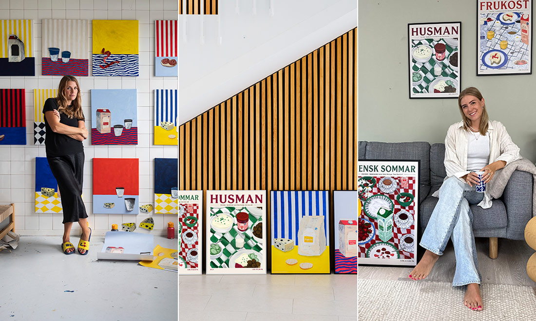 Emilia Ilke och Elin PK gör exklusiv posterkollektion för matkedjan Lidl