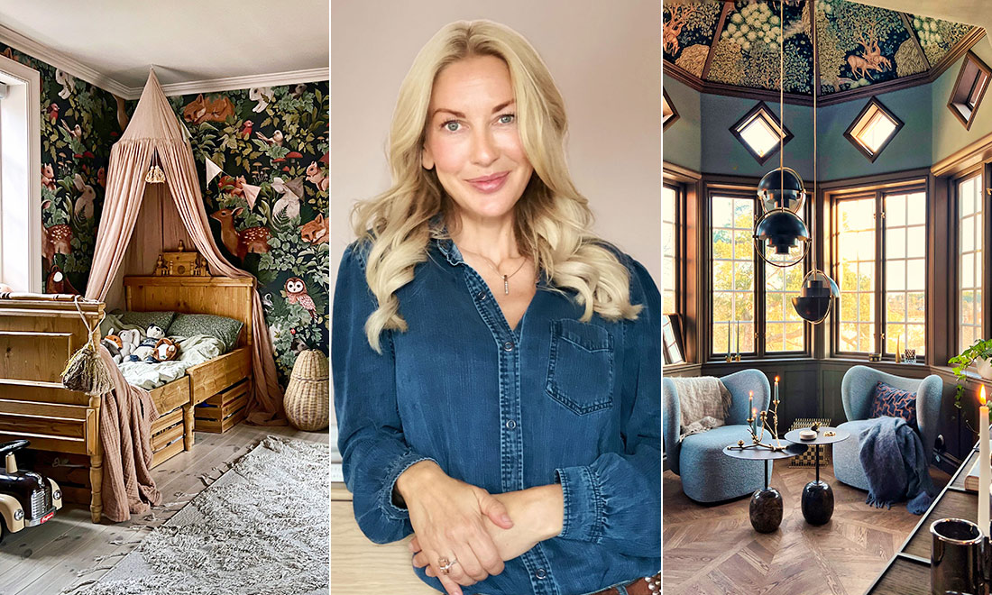 Inspireras av Hanna Östbergs tapetfavoriter – och ta del av hennes bästa tips