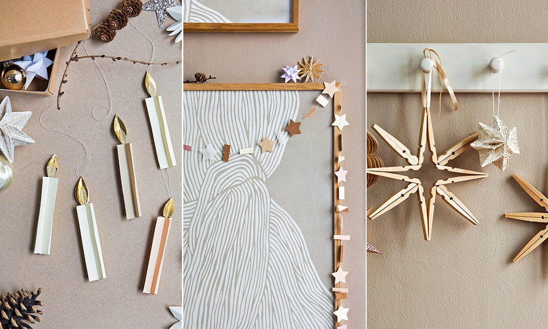 Gör eget julpynt – 7 fina och enkla idéer med sådant du redan har hemma