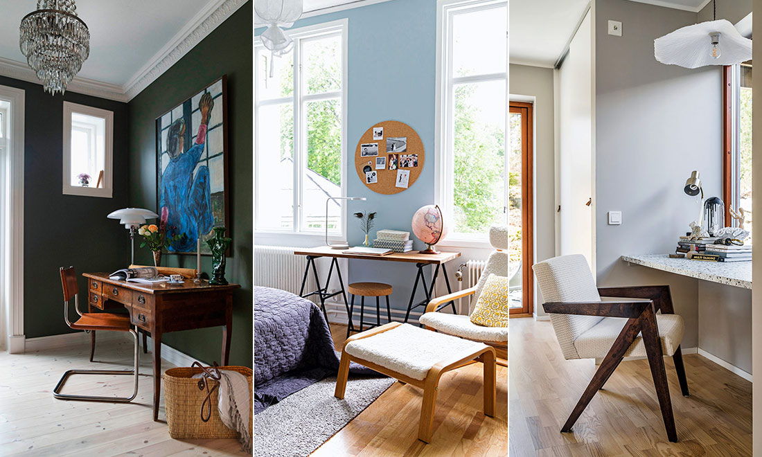 8 fina hemmakontor att inspireras av