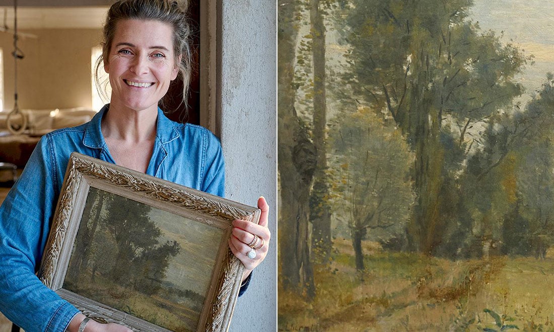 Saras loppisfynd kan vara värt 120 000: ”Det var tur att jag inte hann måla på den”