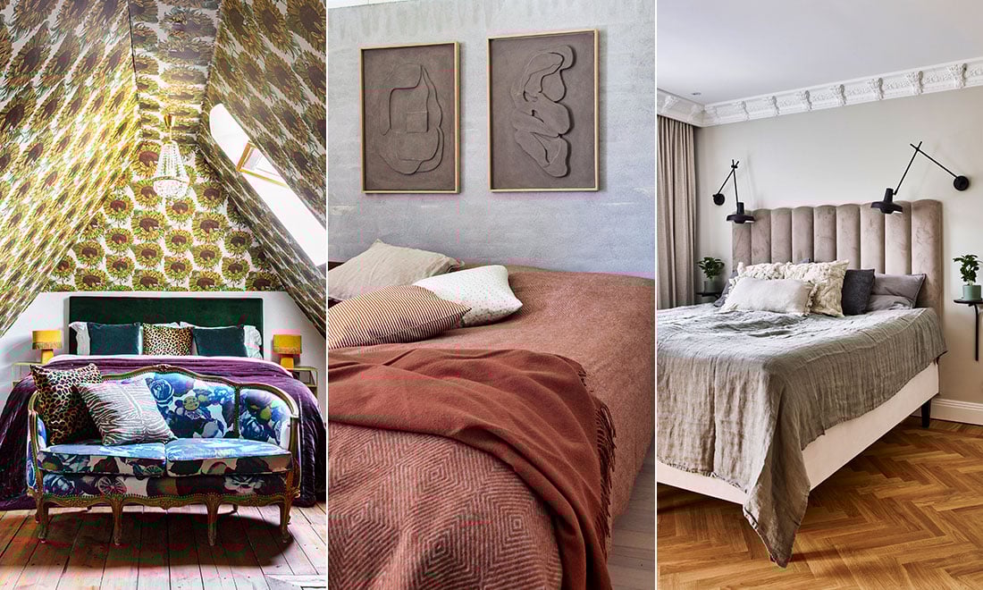 7 ombonade och personliga sovrum att inspireras av