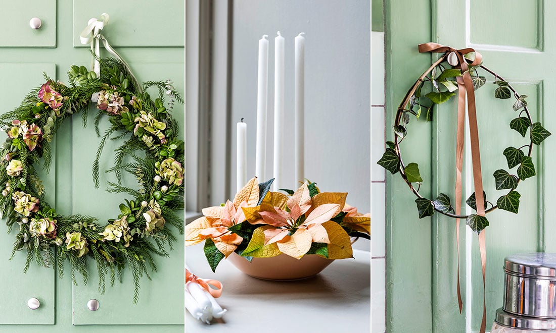 Skapa vinterns finaste kransar – så gör du!